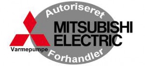 Auoriseret forhandler af Mitsubishi Electric-varmepumper